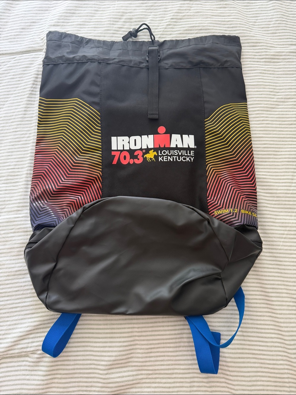 Ironman 70.3 Louisville Backpack Triathlon Gear Bag